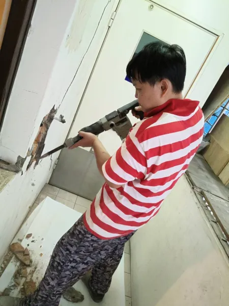 家庭後陽台重新整修