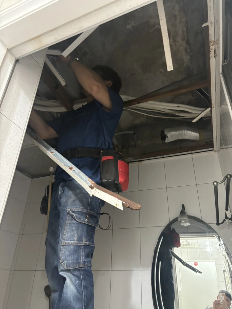 士林住家廁所屋頂拆除翻修