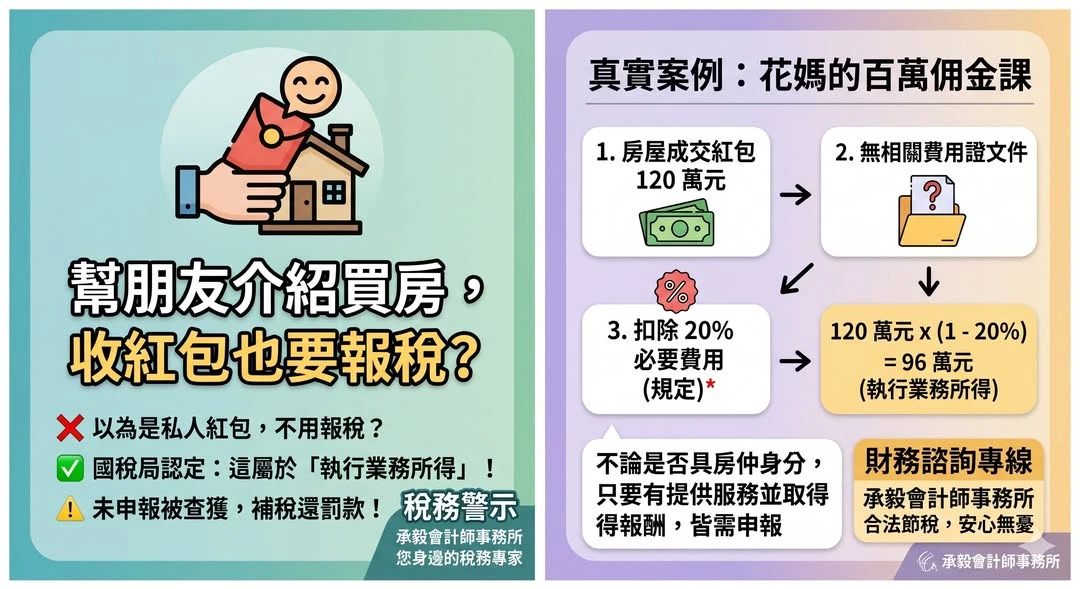 那些年，我們誤以為不用報稅的百萬佣金-高雄稅務登記辦理/苓雅區稅務登記辦理