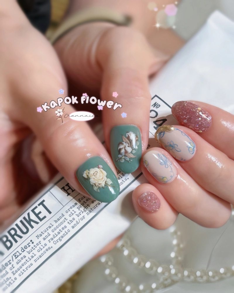 ꕁ春日後花園ꕁ木棉花序曲【中山區美甲推薦】【台北做指甲】