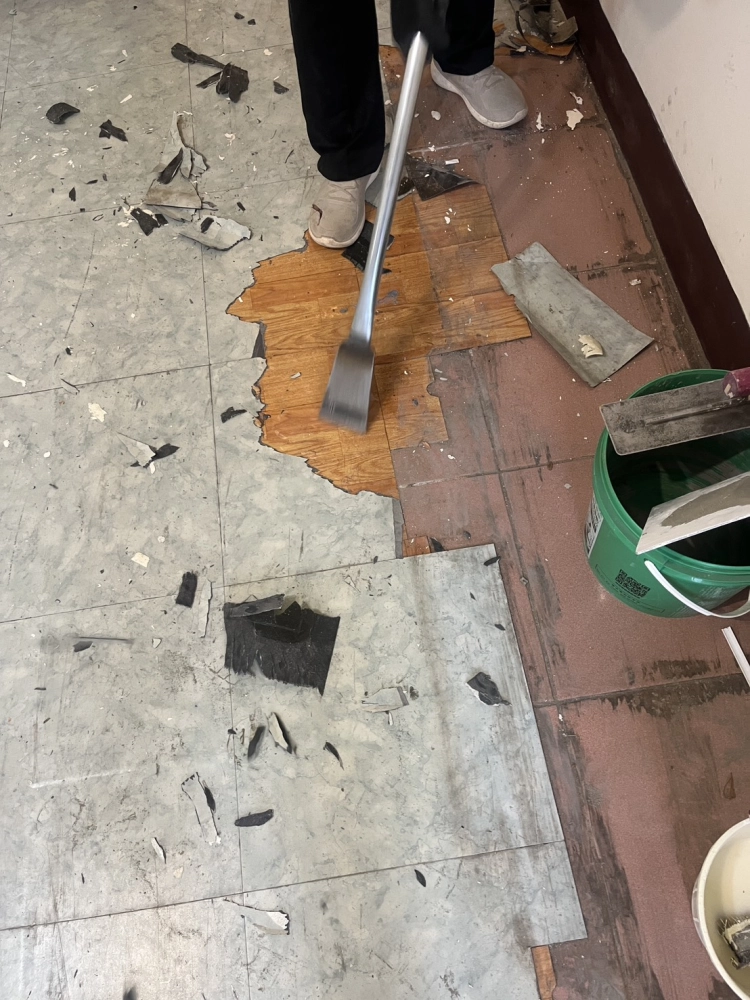 苑里除樹膠地板