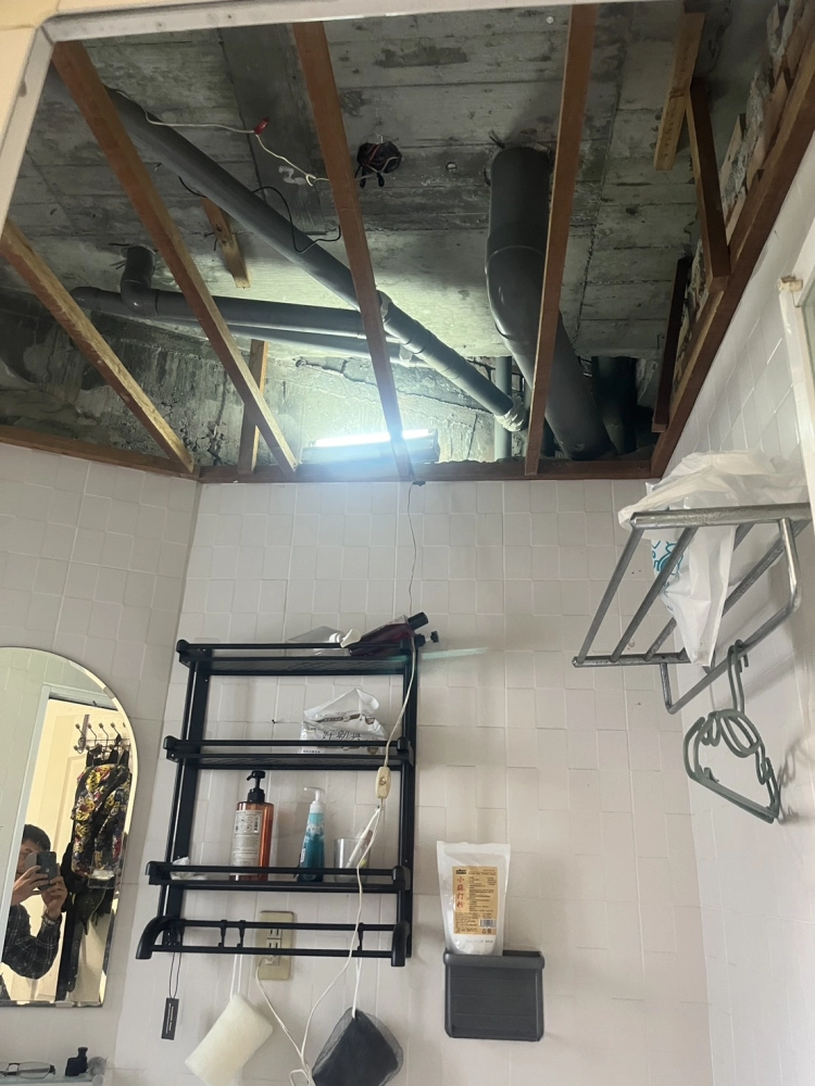 台中北區-浴室天花翻新