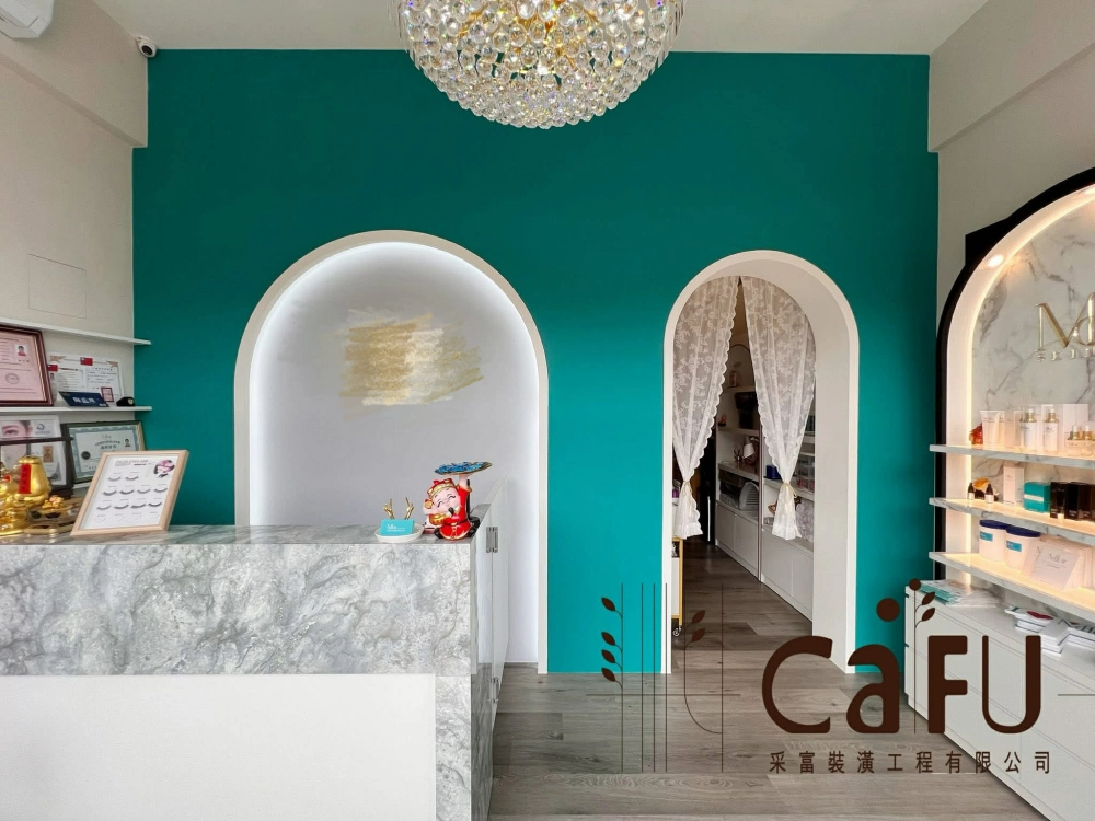 南帝王美容院-店面｜嘉義商空設計｜嘉義商空裝修