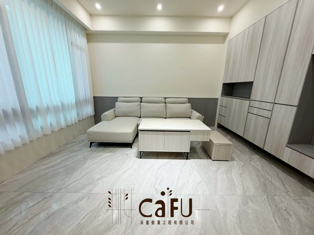 北港鉑金區-新成屋｜北港室內裝潢｜北港客廳裝潢