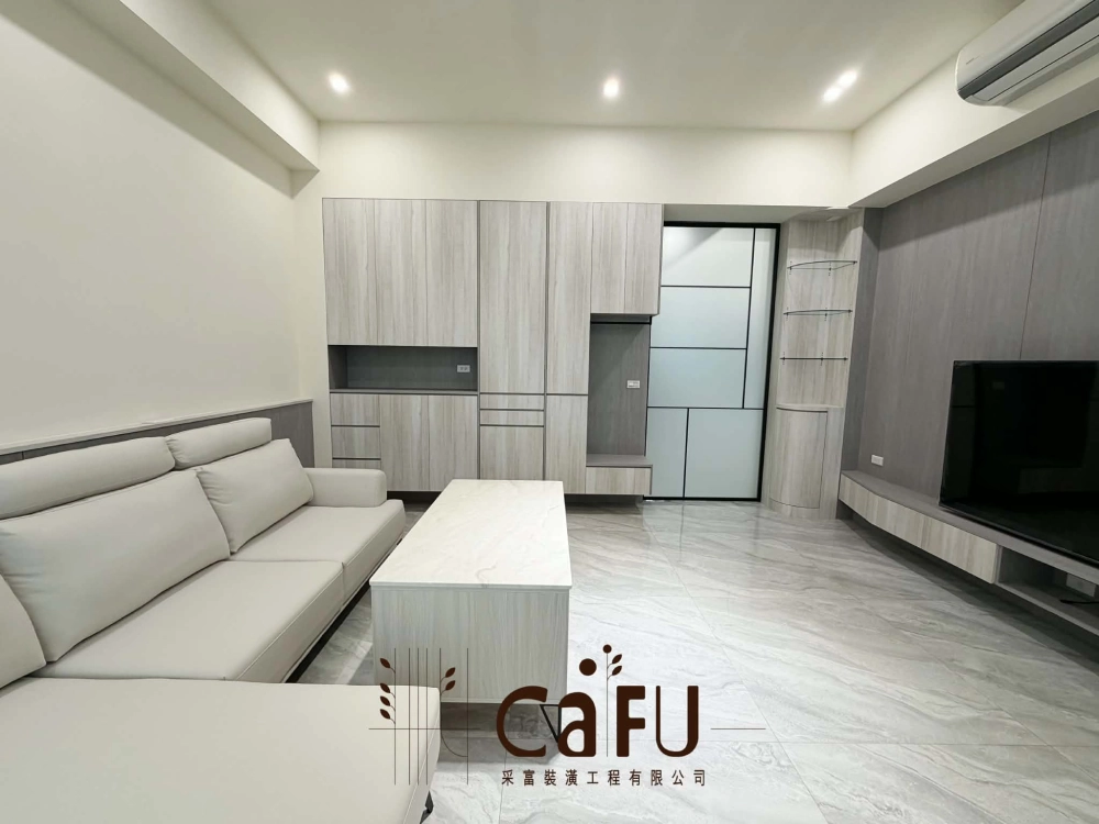 北港鉑金區-新成屋｜北港室內裝潢｜北港客廳裝潢