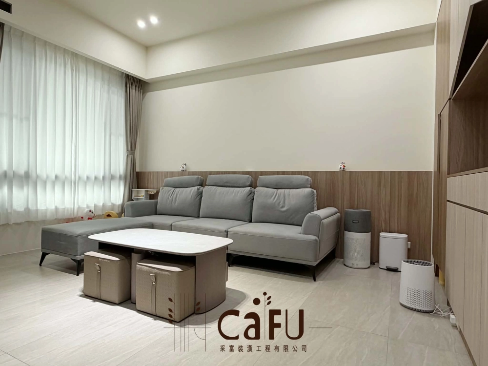 梅山一品-新成屋｜嘉義室內裝潢｜嘉義客廳裝潢