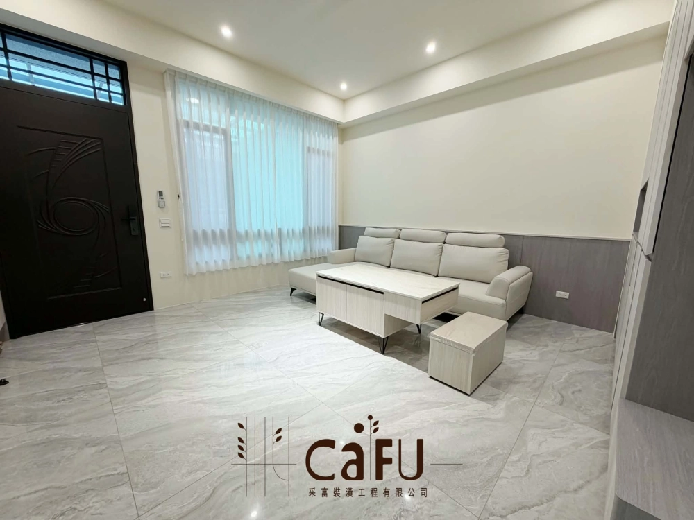 北港鉑金區-新成屋｜北港室內裝潢｜北港客廳裝潢