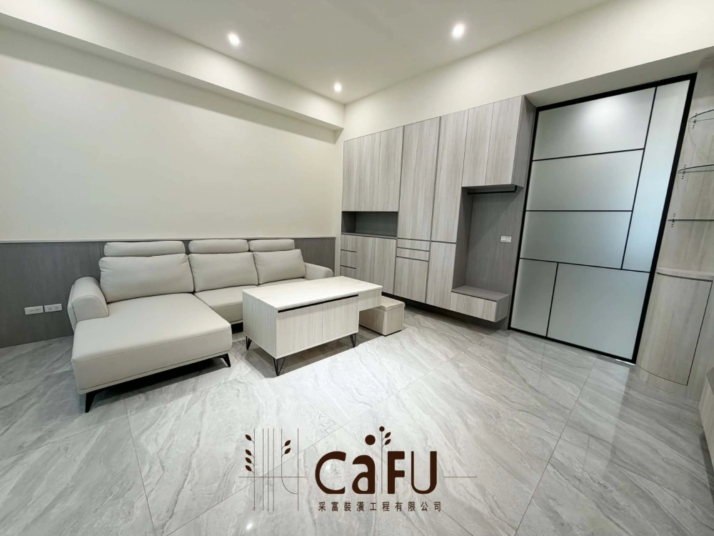 北港鉑金區-新成屋｜北港室內裝潢｜北港客廳裝潢