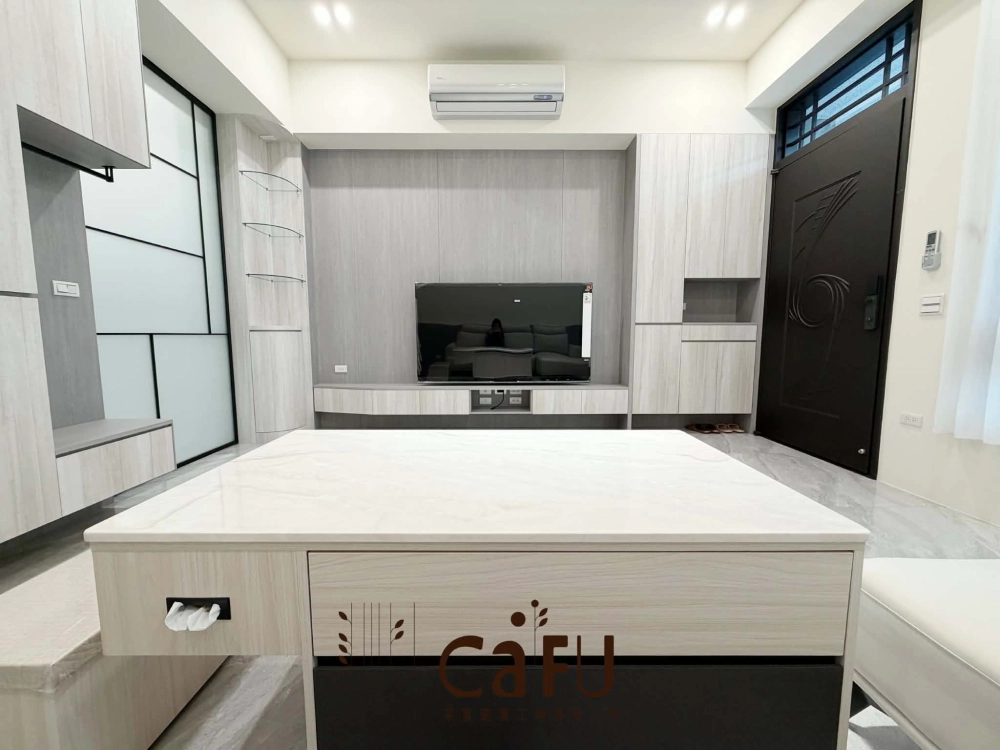 北港鉑金區-新成屋｜北港室內裝潢｜北港客廳裝潢