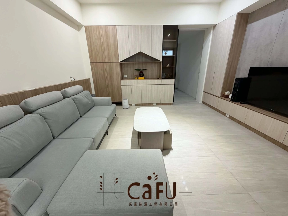梅山一品-新成屋｜嘉義室內裝潢｜嘉義客廳裝潢