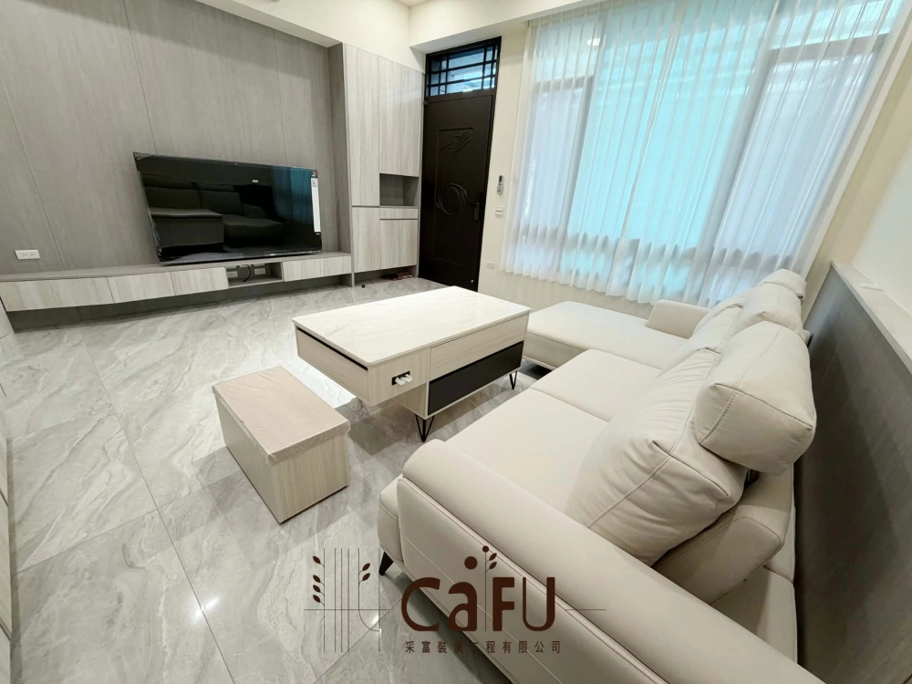 北港鉑金區-新成屋｜北港室內裝潢｜北港客廳裝潢