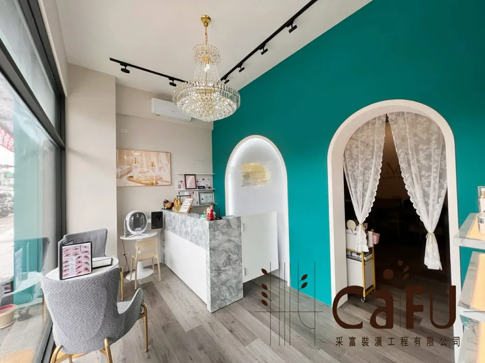 南帝王美容院-店面｜嘉義商空設計｜嘉義商空裝修