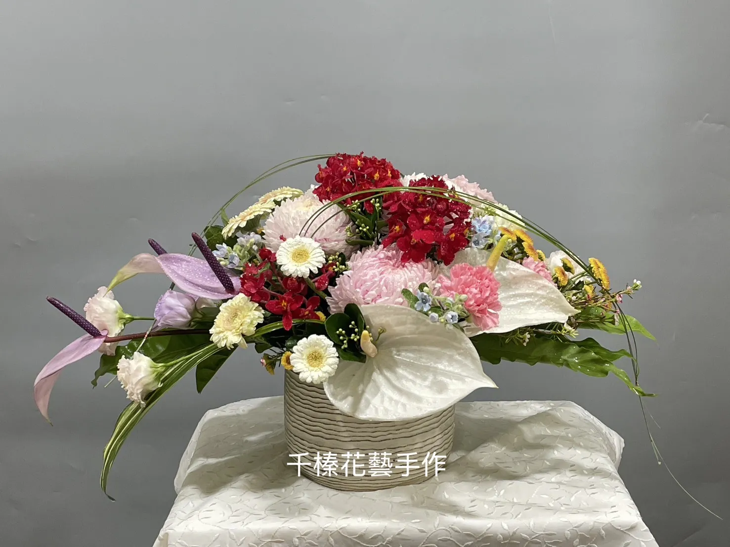 學員作品-台中花束課程/台中花束教學