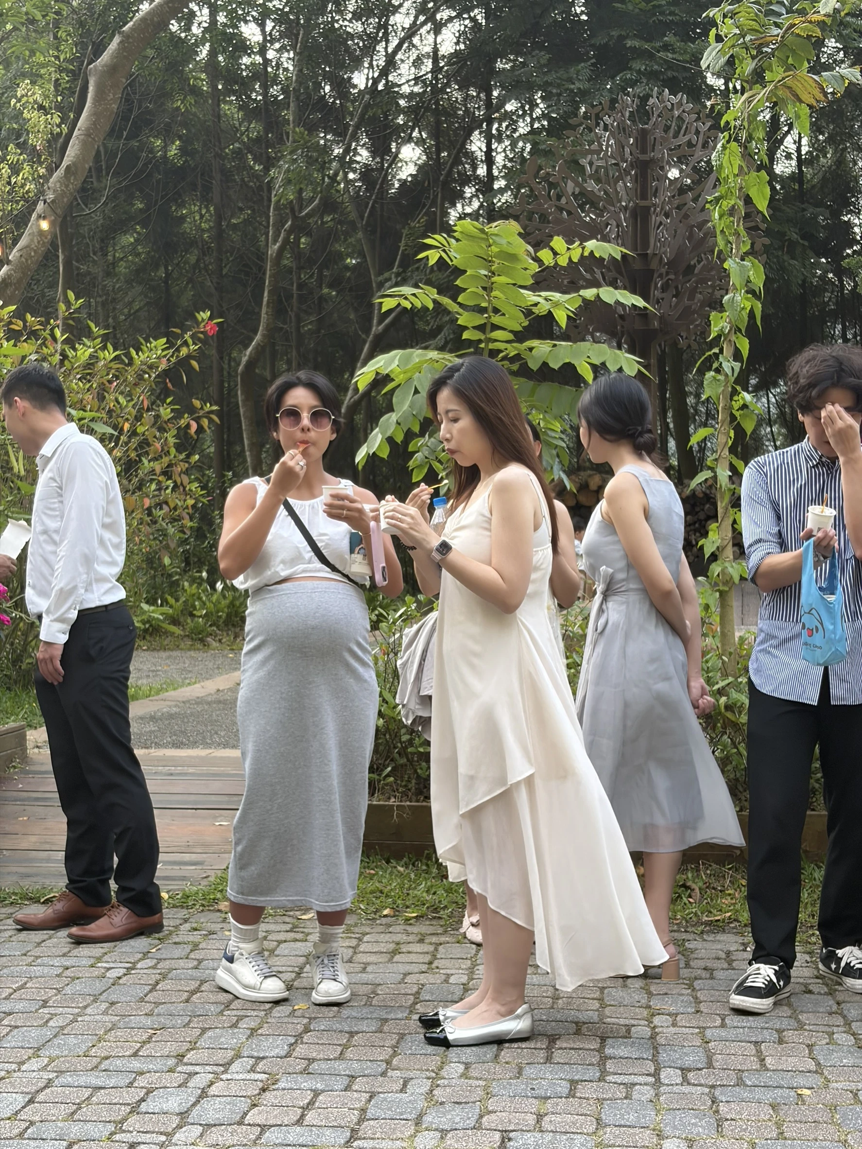台中一抹森林婚禮紀錄｜戶外婚禮義式冰淇淋餐車