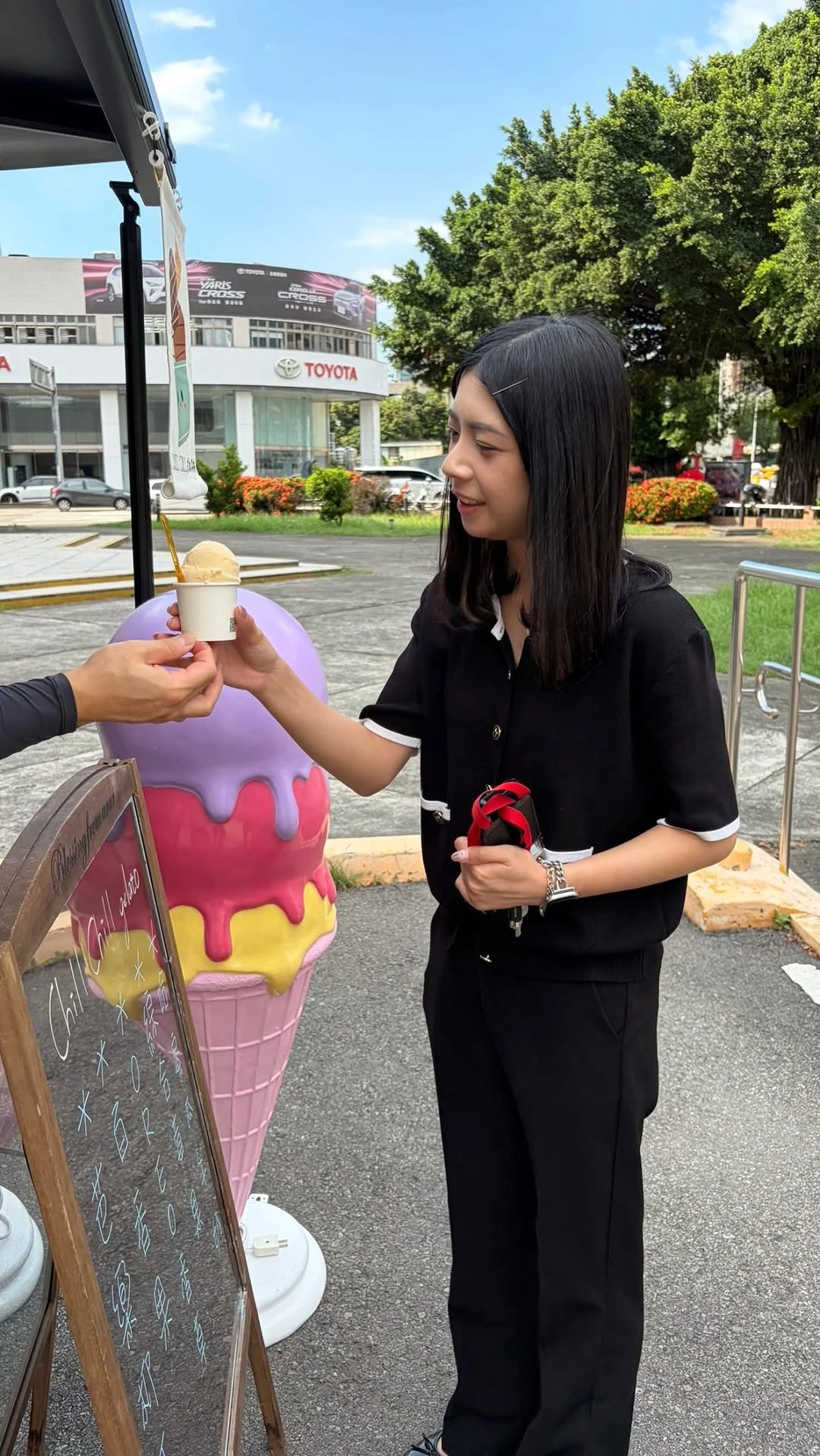 企業活動甜點案例｜星展銀行下午茶冰淇淋餐車服務