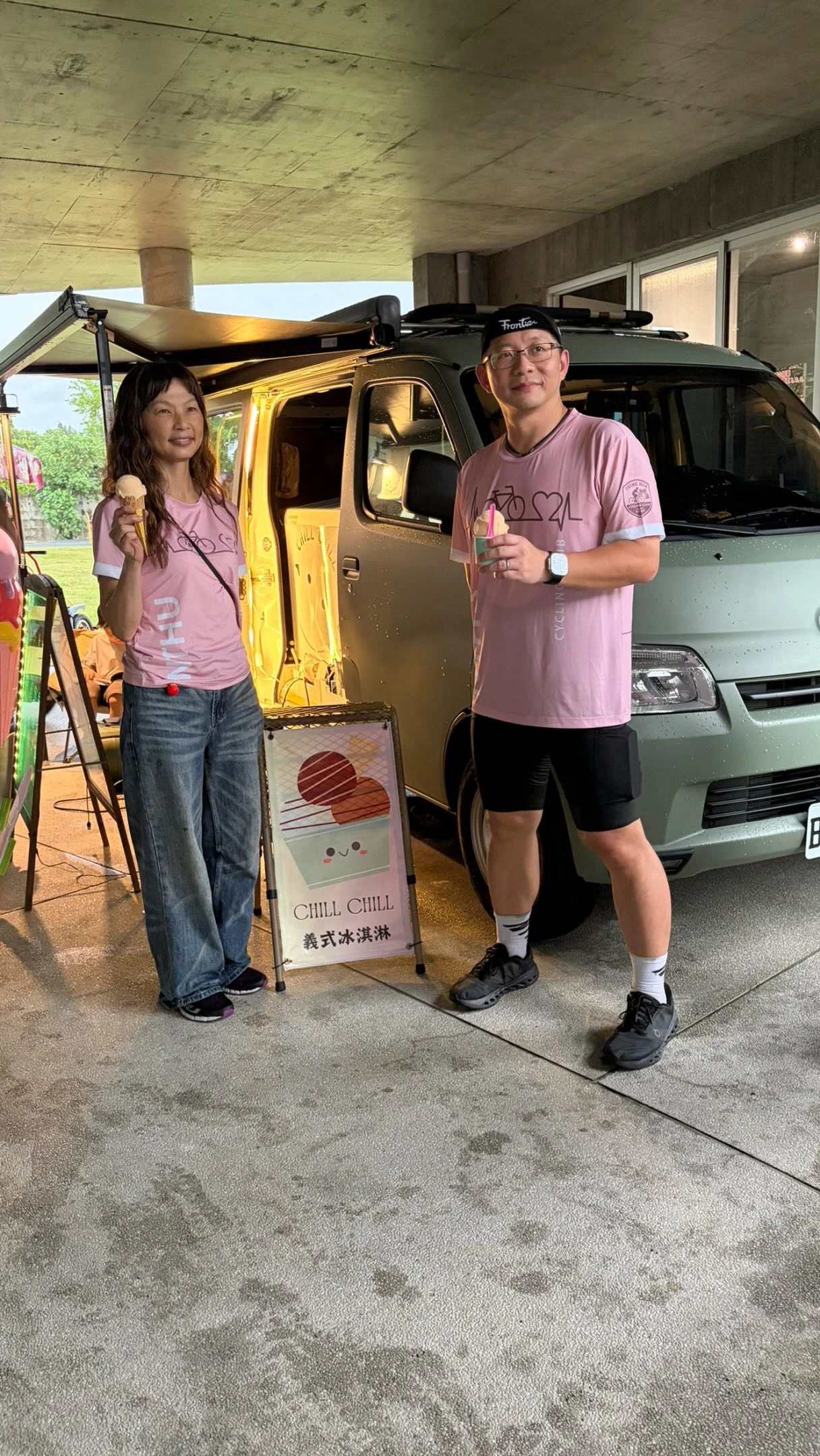 清大 EMBA 單車社親子日｜十七公里海岸線上的義式冰淇淋折返點小獎勵