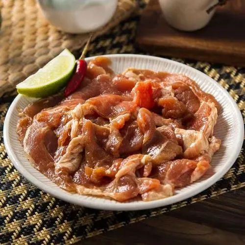 美濃黑豬蒜香梅花燒肉片