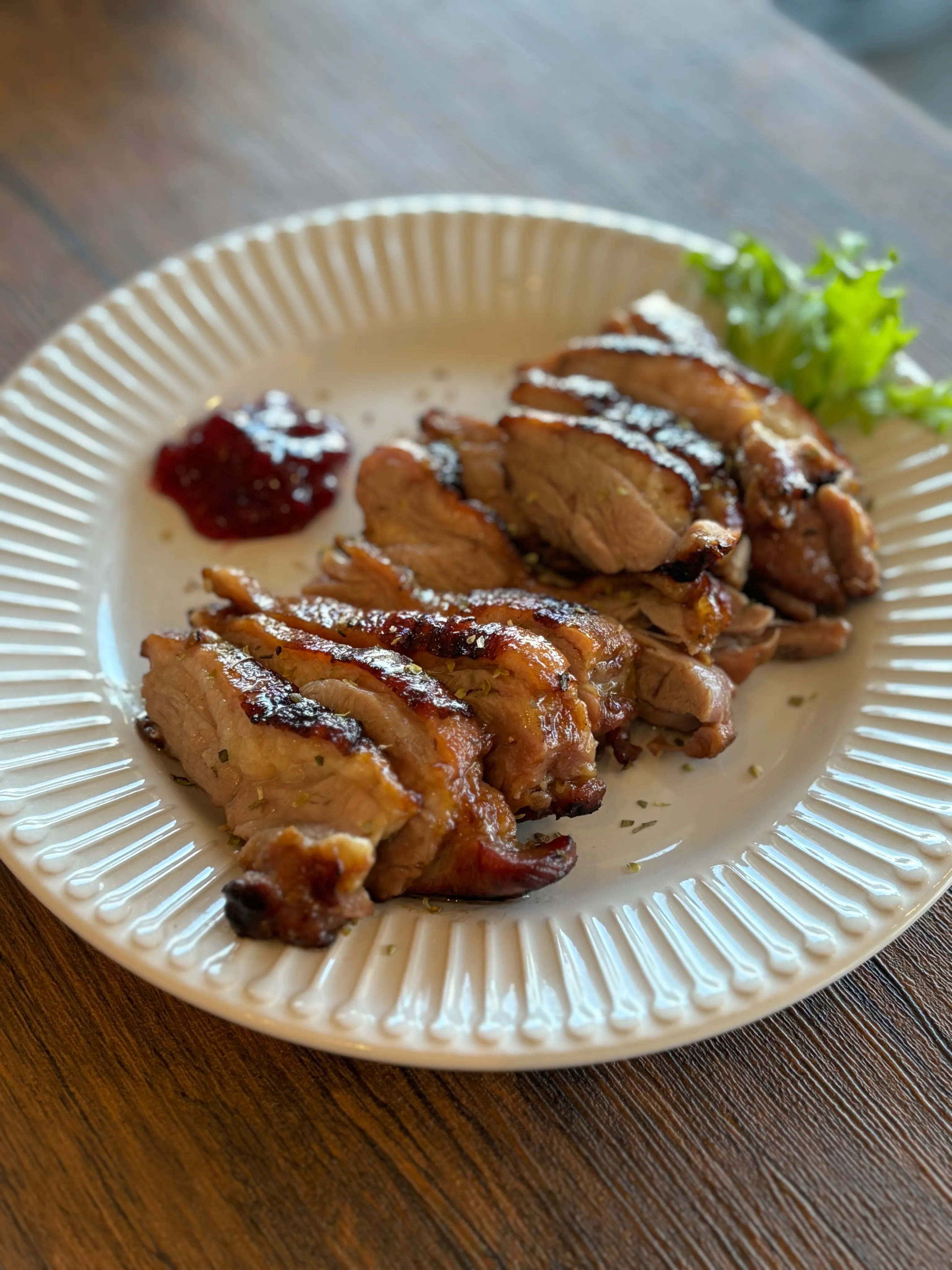 法式櫻桃鴨肉腿排