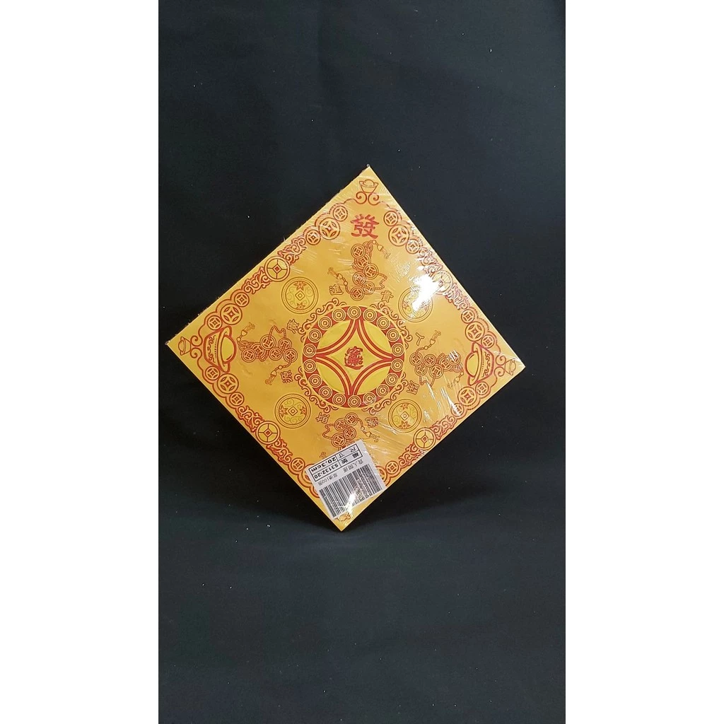 25cm 貴人開運 素面金箔 紙