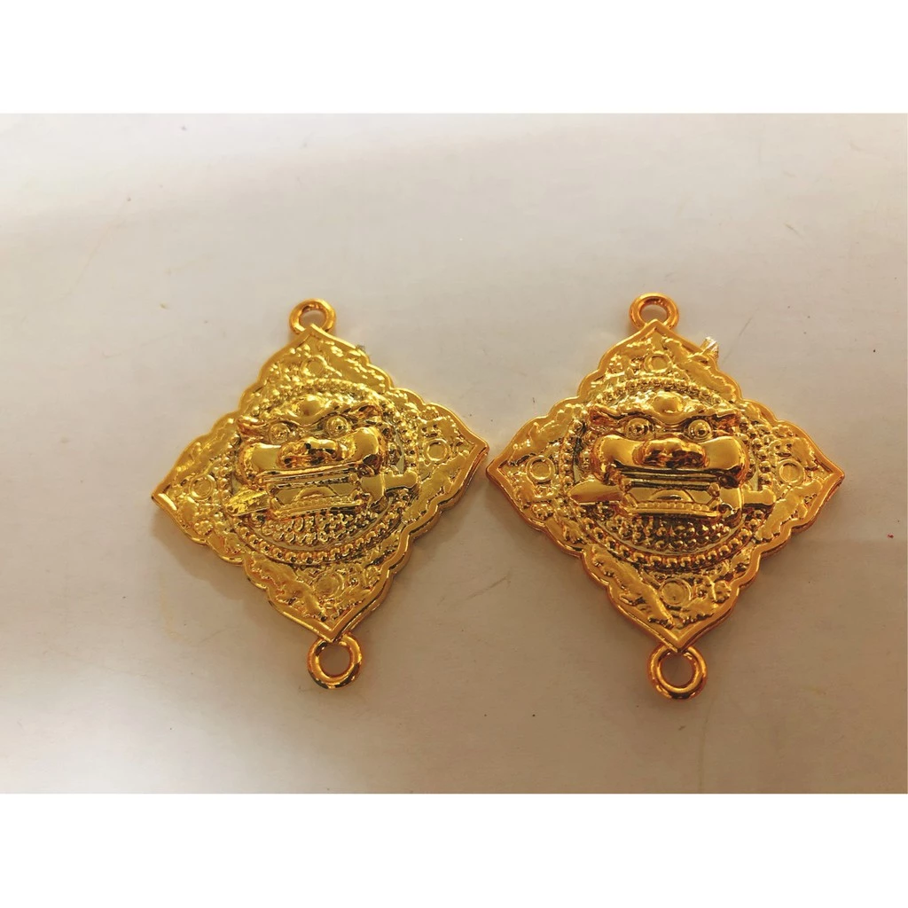 獅面頭(圓&菱形) 摺紙飾品
