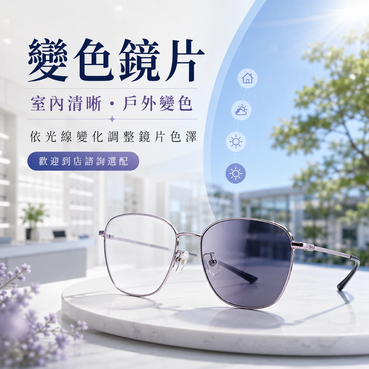 變色鏡片