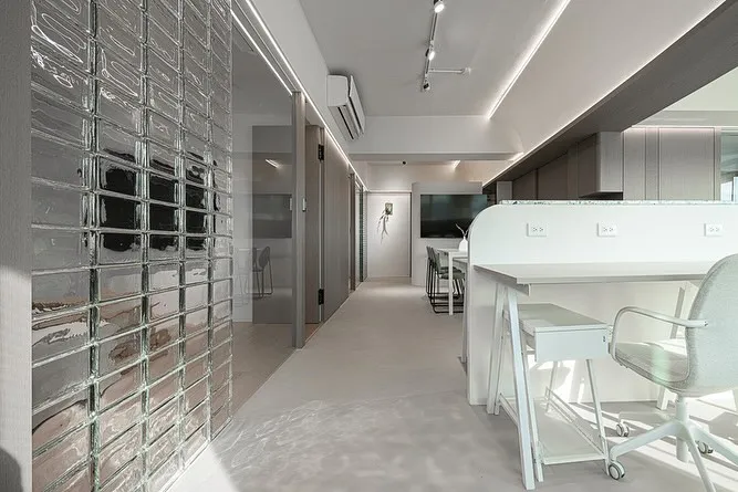 提升辦公效率的設計｜剛好光感×動線安排的光之影案例｜台南室內設計｜東區室內設計