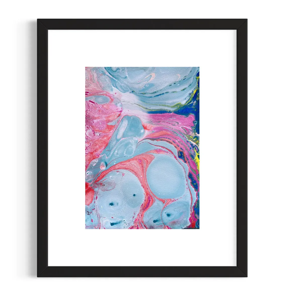 抽象藝術畫《呼吸》｜50×35cm 浮水畫 裝飾畫