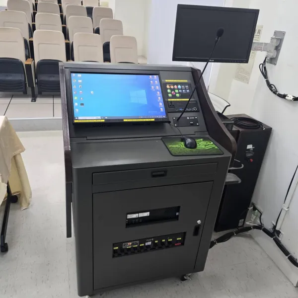 台北藝術大學新媒系-教室數位多功能講桌KZ-1580V安裝採購