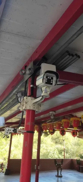 台北福德宮-監視器佈線安裝工程