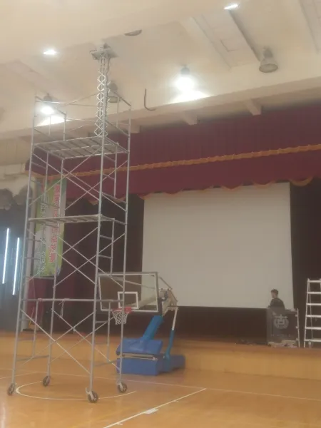 台北市古亭國中-活動中心禮堂高階投影機安裝採購