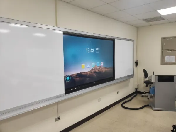 台北台大藥學系-教室86吋大屏觸控顯示器安裝採購