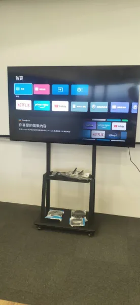光寶科技-SONY顯示器及移動式立架安裝