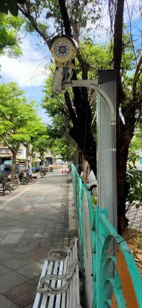 台北市立大理高中-校園安全圍牆監視器安裝