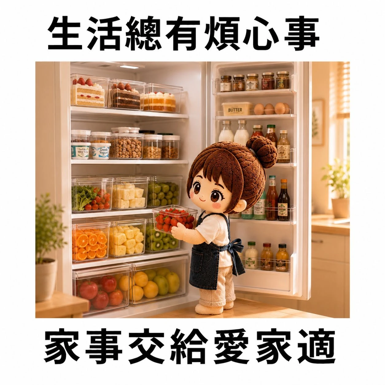 冰箱明明不大， 卻永遠找不到那盒培根。高雄居家清潔推薦/高雄居家收納