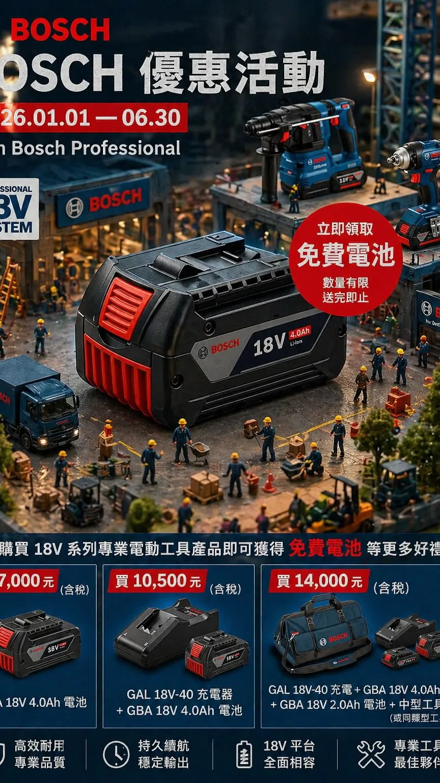 BOSCH要送好禮啦 