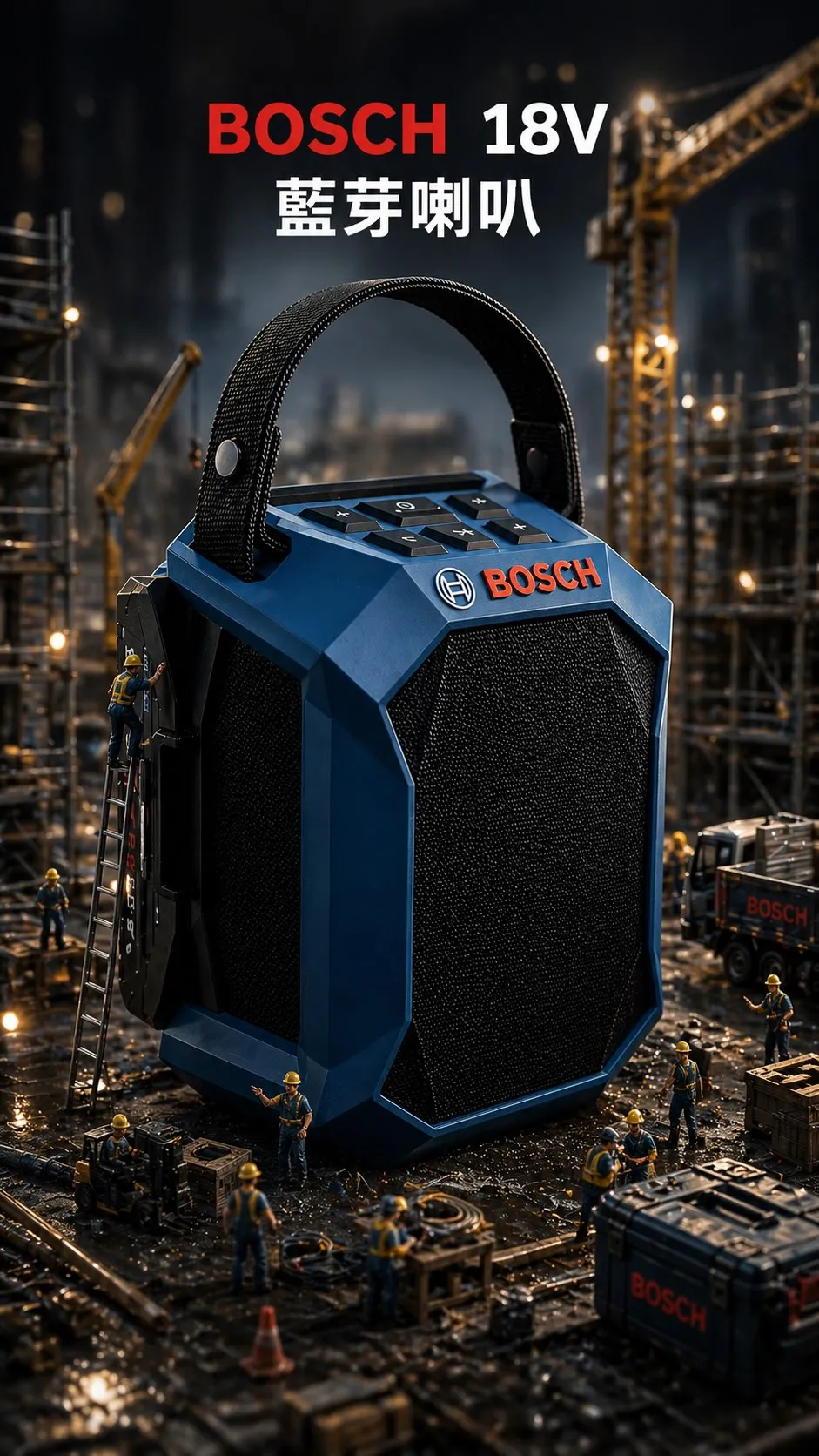 挑戰台灣最火燙開箱 BOSCH GPB 18V-1 C 18V藍牙喇叭音響