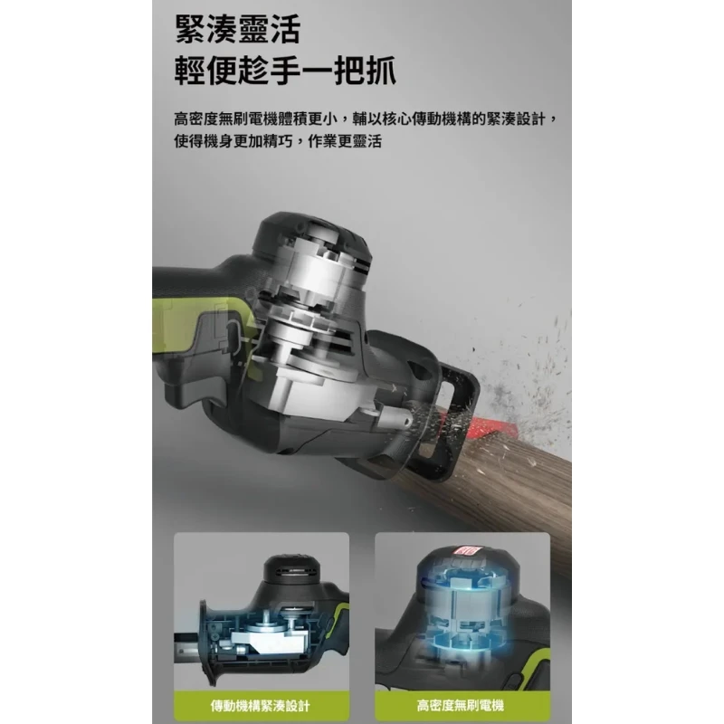威克士WORX WU500 20V無刷單手軍刀鋸