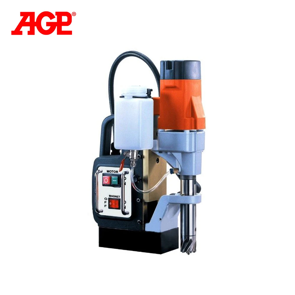台灣AGP MD350 35mm 110V磁性鑽孔機(橘色) 無附刀具 需另購