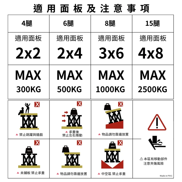 職人道蜘蛛腿工作台