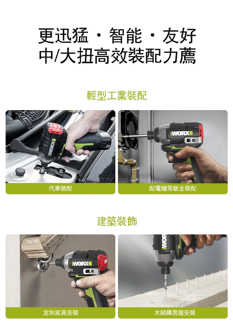 威克士WORX WU132X 12V衝擊起子機(附箱)