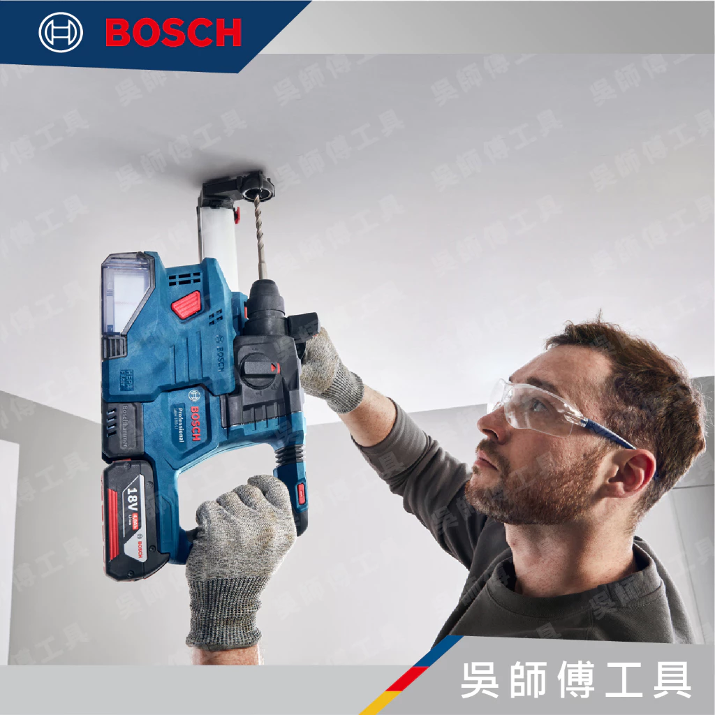 博世 BOSCH GBH 185-LI 18V無刷四溝三用鎚鑽(精巧款)