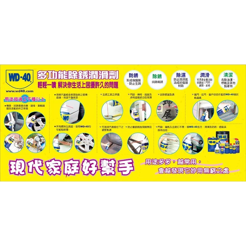 WD40 多功能除銹潤滑劑 6.5fl.oz.