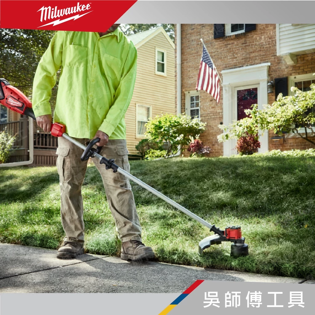 美沃奇 Milwaukee M18 BLLT 18V無刷精銳可折疊割草機(使用塑膠繩)(單機)