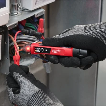 Milwaukee 美沃奇 NCVDDF 12V-1000V低高壓驗電筆(無電池)使用四號電池*2