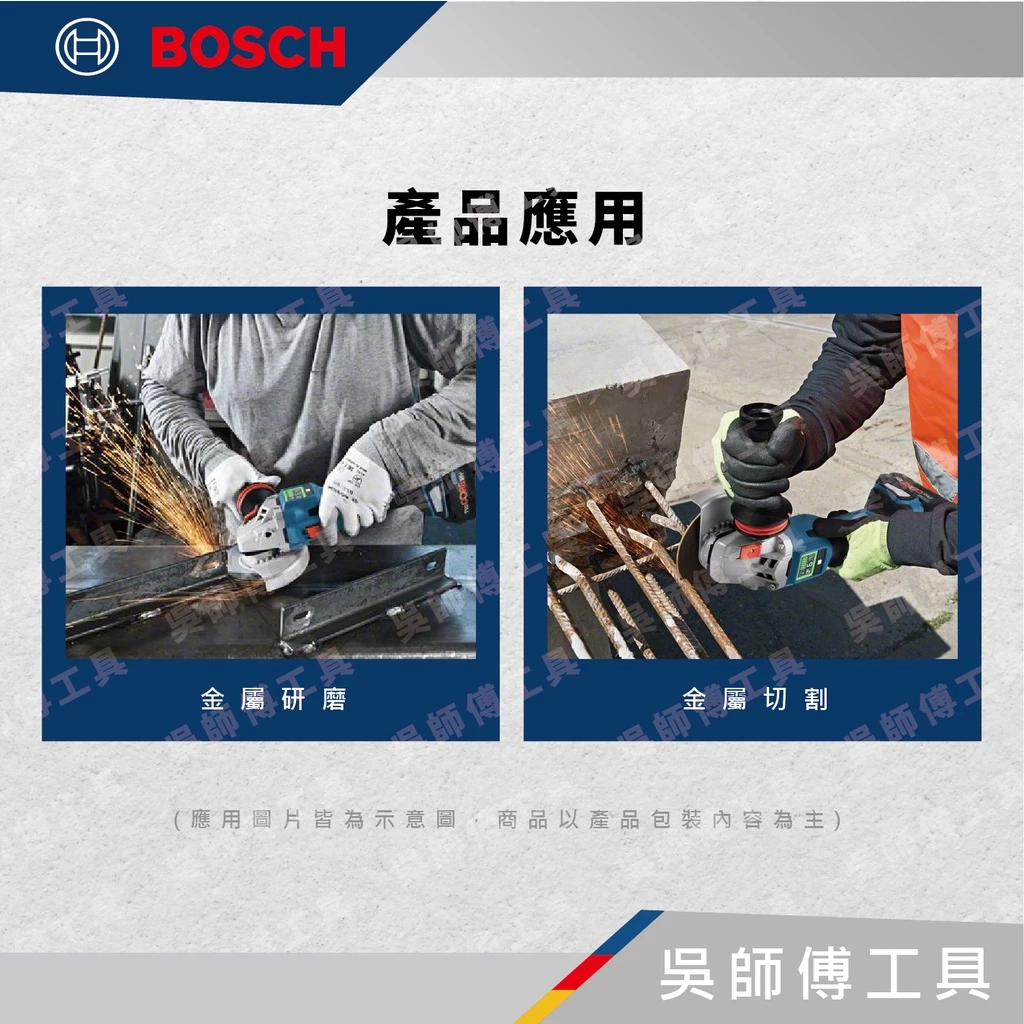 博世BOSCH GWS 18V-15 SC 18V強力型無刷可調速四英吋砂輪機
