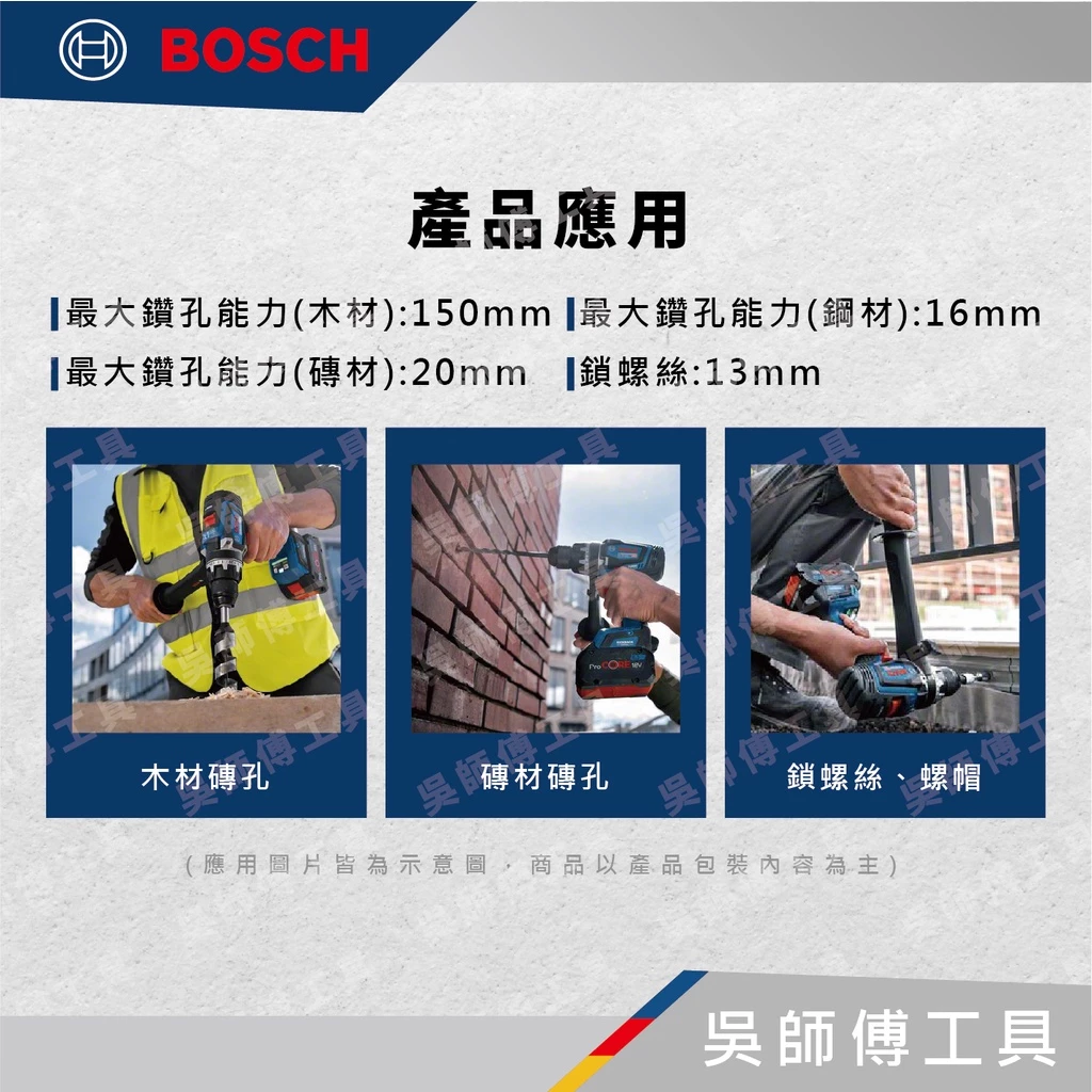 博世BOSCH GSB 18V-150 C 18V無刷強力型震動電鑽