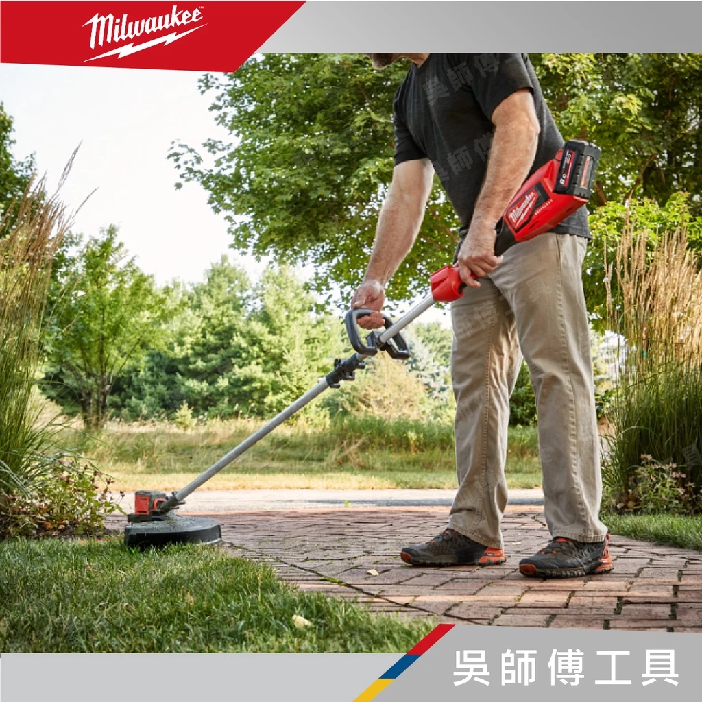 美沃奇 Milwaukee M18 BLLT 18V無刷精銳可折疊割草機(使用塑膠繩)(單機)