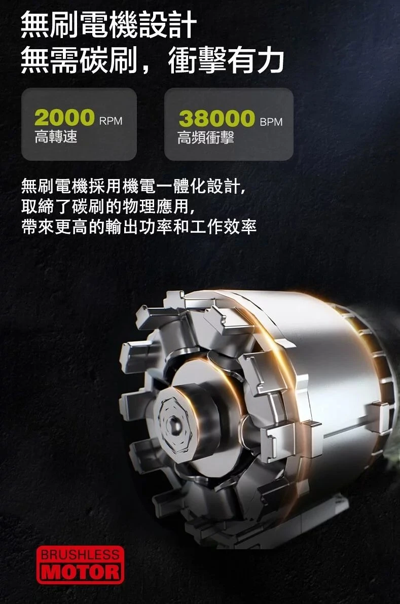 威克士WORX WU377 18V無刷強力震動電鑽