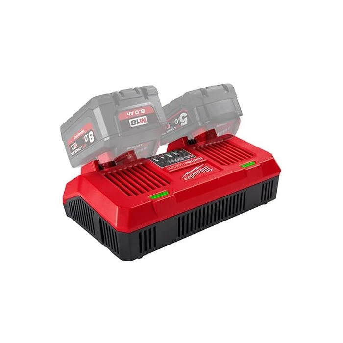 美沃奇 M18 DFC 18V雙口雙槽6A快速充電器(110V)