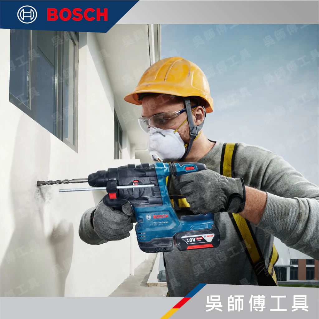 博世 BOSCH GBH 185-LI 18V無刷四溝三用鎚鑽(精巧款)
